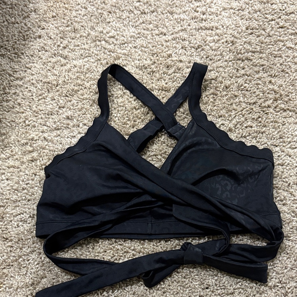 KIAVA wrap bikini swim top